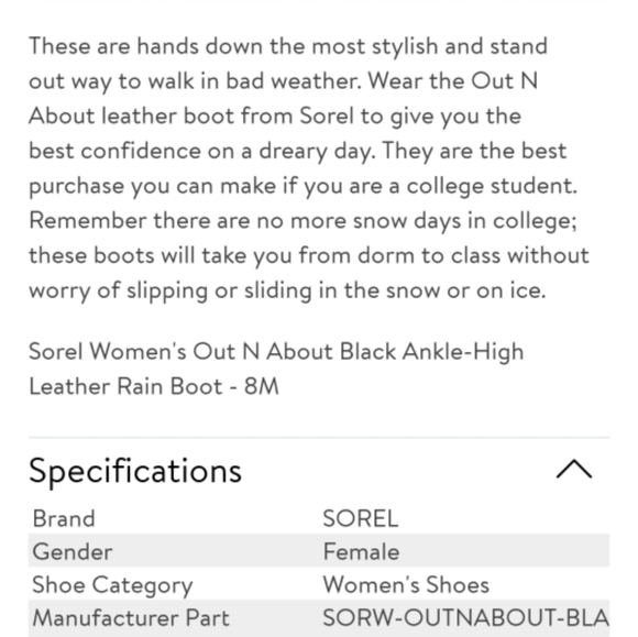 Women's Sorel Out & About Leather Boots - Picture 8 of 9